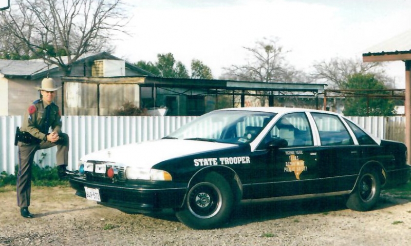 1994 Chevrolet Caprice Patrol Car, nicknamed "Ol' Rocket Sled" driven by Ben H. English of the Texas DPS