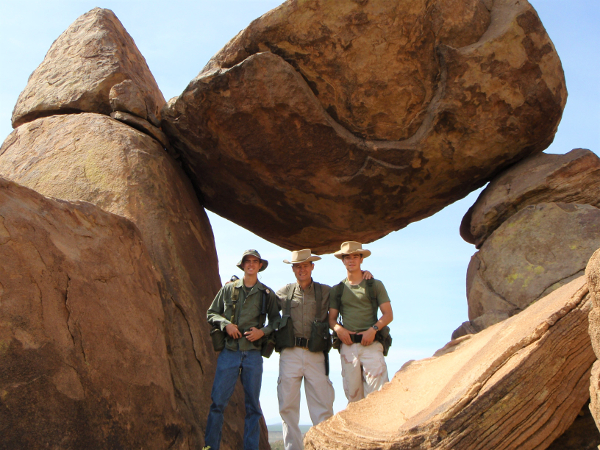 Ben H English and sons in the Big Bend